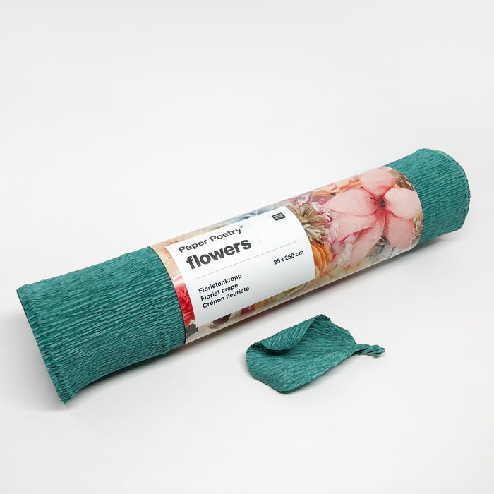 Petroleumfarvet crepepapir