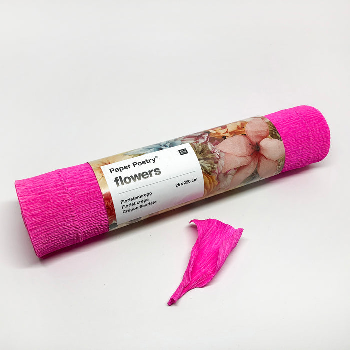 Pink crepepapir