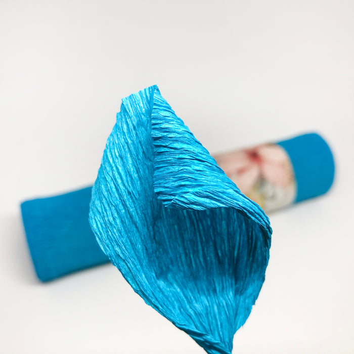 Turkisblåt crepepapir